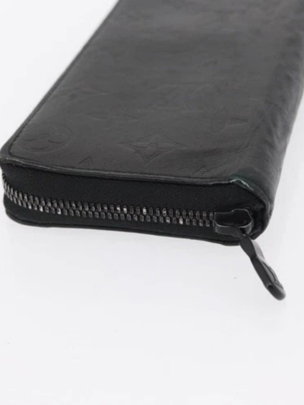 LOUIS VUITTON Monogram Shadow Zippy Wallet Vertical Black M62902 LV Auth BA9856 - Picture 5 of 16